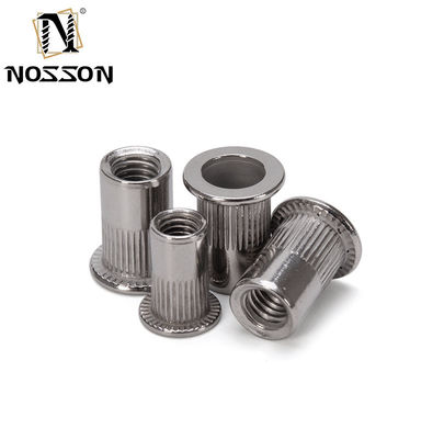 Instock M6 Half Hex Blind Rivet Nut Ss304 Blue White Zinc Flat Head Hexagon Riveted Nut για μετρικό σύστημα μέτρησης