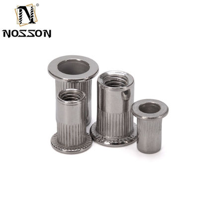 Instock M6 Half Hex Blind Rivet Nut Ss304 Blue White Zinc Flat Head Hexagon Riveted Nut για μετρικό σύστημα μέτρησης