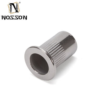 Instock M6 Half Hex Blind Rivet Nut Ss304 Blue White Zinc Flat Head Hexagon Riveted Nut για μετρικό σύστημα μέτρησης