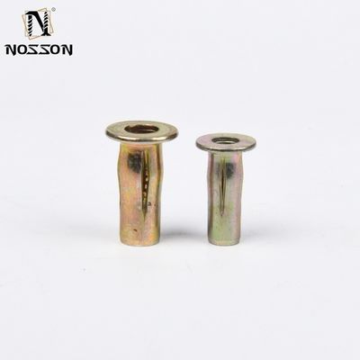 Υψηλής πυκνότητας νιφέτες επίπλων Custom Iron Nickel Plated Semi Tubular Rivets για M2.5-M6.3 ISO Standard Bright Finish