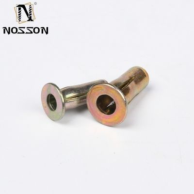 Υψηλής πυκνότητας νιφέτες επίπλων Custom Iron Nickel Plated Semi Tubular Rivets για M2.5-M6.3 ISO Standard Bright Finish