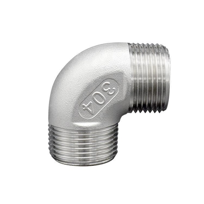 Χάλυβα χύτευσης από ανοξείδωτο χάλυβα 304/316 Union Elbow for Water Supply Nipple Connector Threaded Plumbing Material Pipe Fitting
