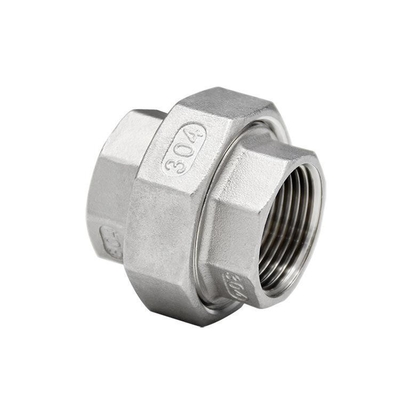 Χάλυβα χύτευσης από ανοξείδωτο χάλυβα 304/316 Union Elbow for Water Supply Nipple Connector Threaded Plumbing Material Pipe Fitting