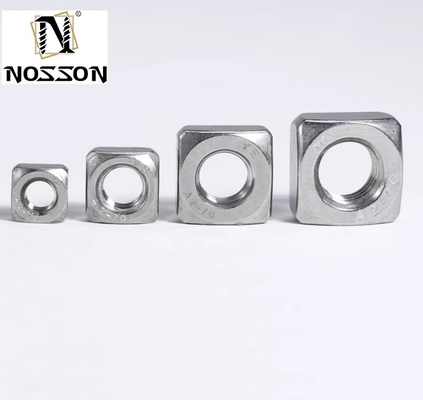 Ζυγισμένο από ανοξείδωτο χάλυβα DIN Standard Thin Square Nut για προϊόν δέσμης σε εφαρμογές τροφίμων και ποτών