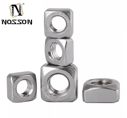 Ζυγισμένο από ανοξείδωτο χάλυβα DIN Standard Thin Square Nut για προϊόν δέσμης σε εφαρμογές τροφίμων και ποτών