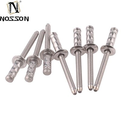 2.4-6.4mm DIN Standard Αλουμινίου Round Head Pop Core-Pulling Blind Rivets με ανωτική επίστρωση από DingQi