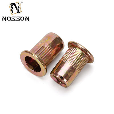 304 από ανοξείδωτο χάλυβα M6 Μικρό 90 Countersunk Flat Head Threaded Tubular Hexagon Rivet Nut για επεξεργασία νερού DIN Standard