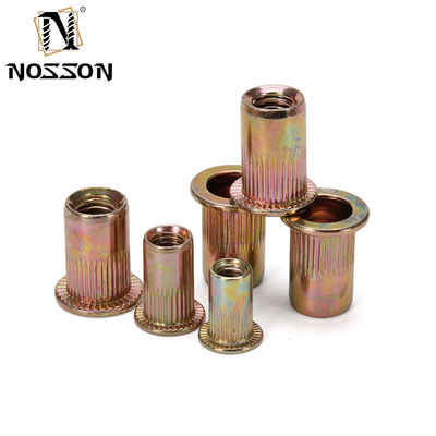 304 από ανοξείδωτο χάλυβα M6 Μικρό 90 Countersunk Flat Head Threaded Tubular Hexagon Rivet Nut για επεξεργασία νερού DIN Standard