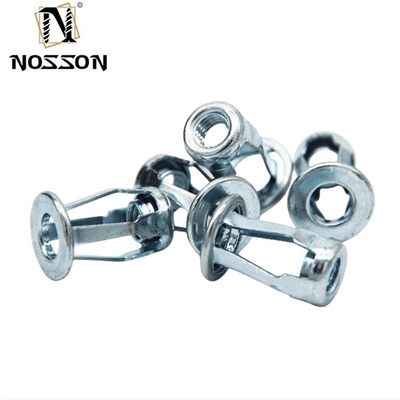 DIN Standard M6 M8 Ζυγισμένο χάλυβα άνθρακα Insert Nut Lantern Rivet Nut Jack Nut για τις επιδόσεις και τις ανάγκες της βαριάς βιομηχανίας