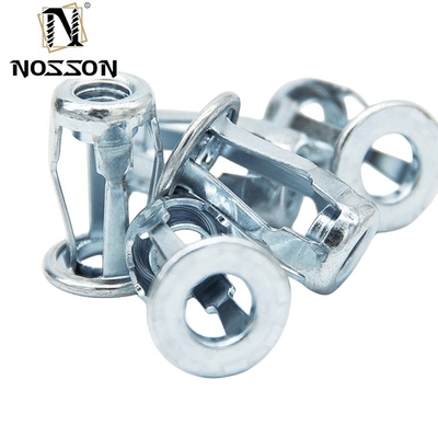 DIN Standard M6 M8 Ζυγισμένο χάλυβα άνθρακα Insert Nut Lantern Rivet Nut Jack Nut για τις επιδόσεις και τις ανάγκες της βαριάς βιομηχανίας