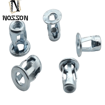 DIN Standard M6 M8 Ζυγισμένο χάλυβα άνθρακα Insert Nut Lantern Rivet Nut Jack Nut για τις επιδόσεις και τις ανάγκες της βαριάς βιομηχανίας