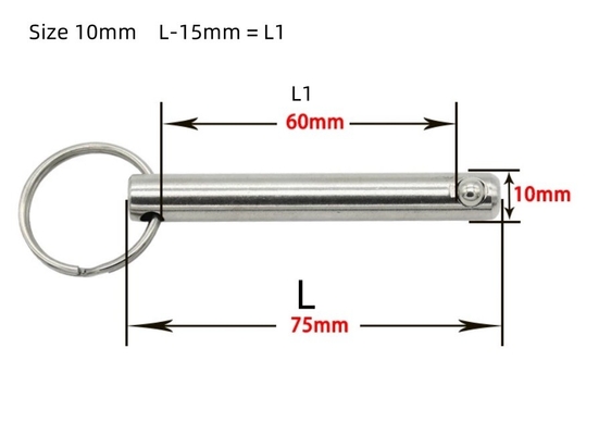 Αεροπορική μεταφορά Strong Hold Stainless Steel Cylindrical Detent Pin With Ring Positioning Dividing Ball Lock Quick Release Pin (Σκληρή κράτηση από ανοξείδωτο χάλυβα κυλινδρική καρφίτσα με δαχτυλίδι τοποθέτησης διαχωρισμού σφαίρας κλειδαριού γρήγορης απελευθέρωσης)