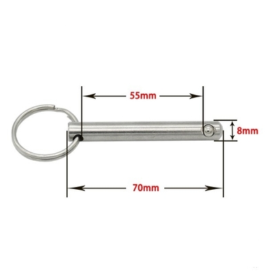 Αεροπορική μεταφορά Strong Hold Stainless Steel Cylindrical Detent Pin With Ring Positioning Dividing Ball Lock Quick Release Pin (Σκληρή κράτηση από ανοξείδωτο χάλυβα κυλινδρική καρφίτσα με δαχτυλίδι τοποθέτησης διαχωρισμού σφαίρας κλειδαριού γρήγορης απελευθέρωσης)