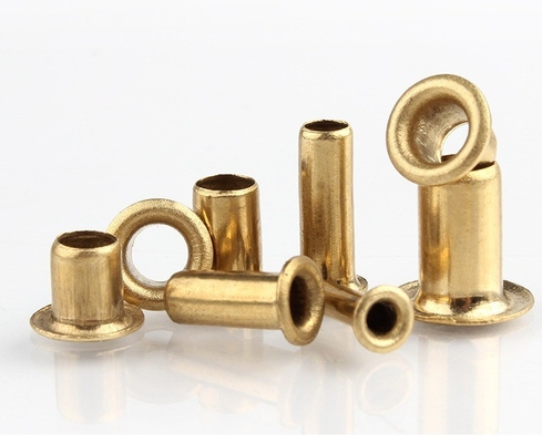 ISO Standard Brass Round Head Copper Rivet για ανθεκτική κατασκευή και προσαρμοσμένο σχέδιο