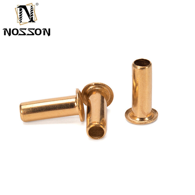Αλουμινίου DIN Standard Brass Hollow Tubular Rivets για ισχυρές και ασφαλείς αρθρώσεις