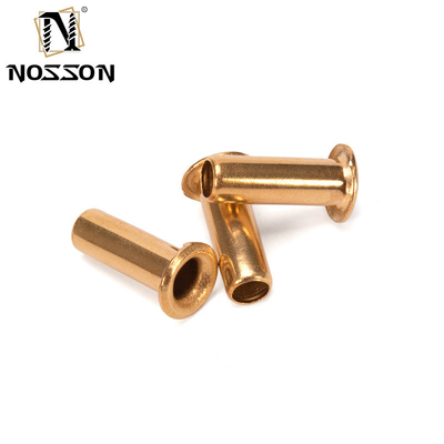 Αλουμινίου DIN Standard Brass Hollow Tubular Rivets για ισχυρές και ασφαλείς αρθρώσεις