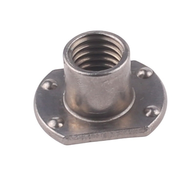 JIS Standard Ferrous Metal Square Spot Machine Din 928 από ανοξείδωτο χάλυβα Npt Weld Nutsm6 m8 m10 με μαύρο οξείδιο