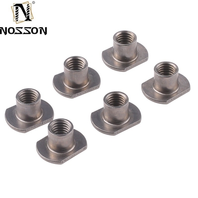 JIS Standard Ferrous Metal Square Spot Machine Din 928 από ανοξείδωτο χάλυβα Npt Weld Nutsm6 m8 m10 με μαύρο οξείδιο