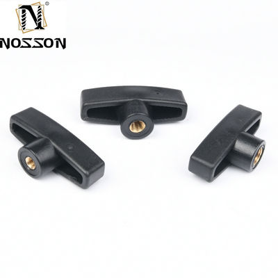 Μαύρο οξείδιο φινίρισμα Υγείας T-Head πλαστικό κουμπί για εύκολη σύσφιξη και σφίξιμο στην αυτοκινητοβιομηχανία