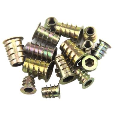 Έπιπλα από ανοξείδωτο χάλυβα Νάτλος εισαγωγής ξύλου M5 M6 M8 Εισάξεις με νήματα για σύστημα μετρήσεων ξύλου και υγειονομική περίθαλψη