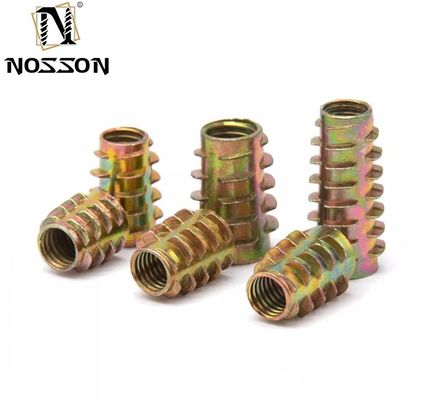 Έπιπλα από ανοξείδωτο χάλυβα Νάτλος εισαγωγής ξύλου M5 M6 M8 Εισάξεις με νήματα για σύστημα μετρήσεων ξύλου και υγειονομική περίθαλψη