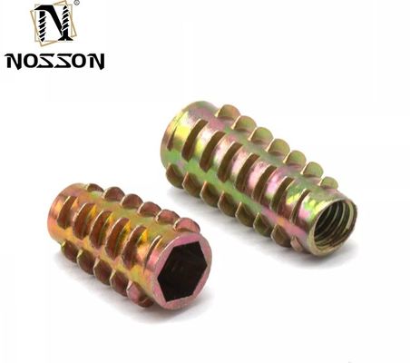 Έπιπλα από ανοξείδωτο χάλυβα Νάτλος εισαγωγής ξύλου M5 M6 M8 Εισάξεις με νήματα για σύστημα μετρήσεων ξύλου και υγειονομική περίθαλψη