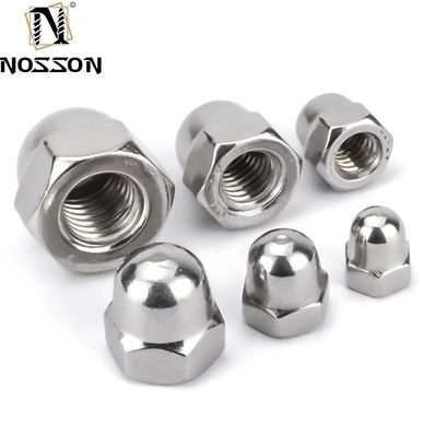 Βιομηχανία τροφίμων και ποτών M6 M8 M12 Ζυγισμένα καρύδια από χάλυβα άνθρακα