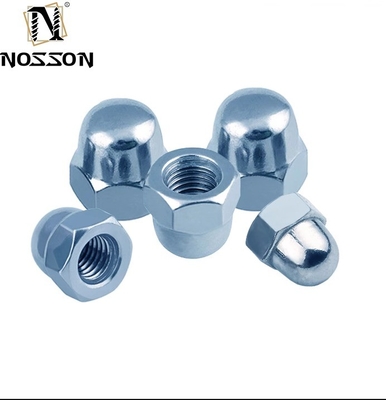 GB Standard Plain Finish Stainless Steel 201/304/316 Hex M5 Connecting Domeed Head Cap Nut για βιομηχανικές εφαρμογές