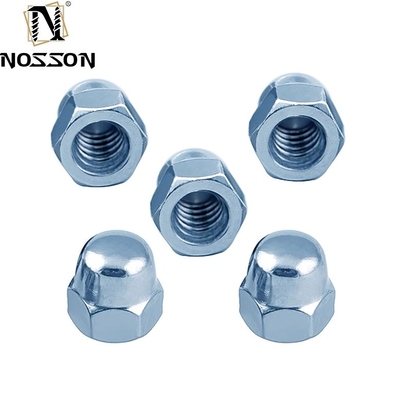 GB Standard Plain Finish Stainless Steel 201/304/316 Hex M5 Connecting Domeed Head Cap Nut για βιομηχανικές εφαρμογές