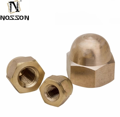 GB Standard Plain Finish Stainless Steel 201/304/316 Hex M5 Connecting Domeed Head Cap Nut για βιομηχανικές εφαρμογές