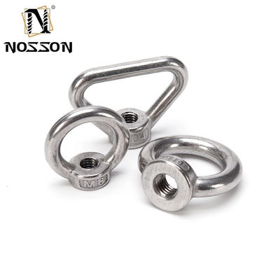 Βιομηχανικός βαθμός Α4-70 ISO Standard Heavy Duty Lifting Eye Nut με παχύ στρογγυλό δαχτυλίδι M10 M12 M14 M16 M18 M20 M22 M24