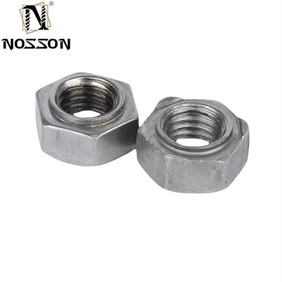 Νικελωμένο φινίρισμα DIN929 Hex Weld Nuts M3-M16 για βαριά βιομηχανία από ανοξείδωτο χάλυβα 304/316 GB Standard Alloy Steel