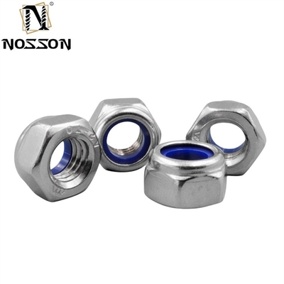 GB Standard Stainless Steel SS201/304/316 Εξαγώνιο Νάιλον Insert Self Locking Nut DIN982 Καθαρό φινίρισμα για εξοπλισμό εξόρυξης