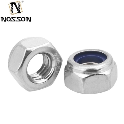 GB Standard Stainless Steel SS201/304/316 Εξαγώνιο Νάιλον Insert Self Locking Nut DIN982 Καθαρό φινίρισμα για εξοπλισμό εξόρυξης