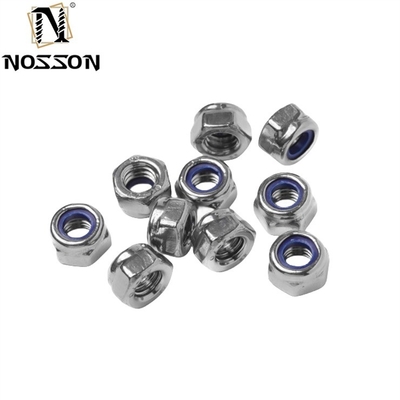 GB Standard Stainless Steel SS201/304/316 Εξαγώνιο Νάιλον Insert Self Locking Nut DIN982 Καθαρό φινίρισμα για εξοπλισμό εξόρυξης