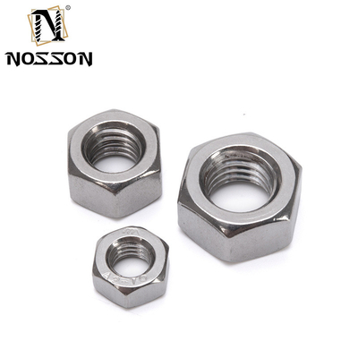 DIN934 Hex Nut από ανοξείδωτο χάλυβα A2 A4 SS304 SS316 για τη λιανική βιομηχανία m1.6 m2 m2.5 m3 m4 m5 m6 m8 m10 m12 m14 m16 m20