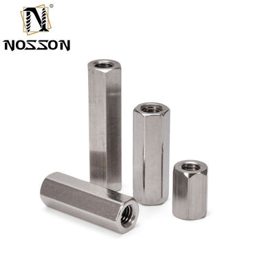 ANSI Standard Galvanized 304 Stainless Steel Threaded Rod Round Coupling Nut για το σύστημα μέτρησης μπαρ Imperial Inch