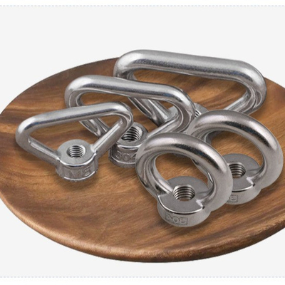 Παθητικοποίηση DIN Standard Stainless Steel Lifting Eye Bolts Eye Nut για βαριές βιομηχανίες και βιομηχανικές εφαρμογές πολίσματος