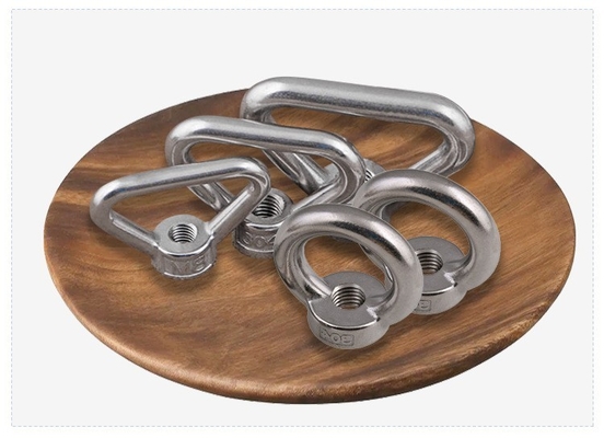 Παθητικοποίηση DIN Standard Stainless Steel Lifting Eye Bolts Eye Nut για βαριές βιομηχανίες και βιομηχανικές εφαρμογές πολίσματος