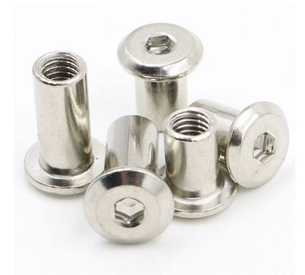 Αυτοκινητοβιομηχανικό ανοξείδωτο ατσάλι M6 Socket Nut και βίδα με χρωματοποιημένο φινίρισμα