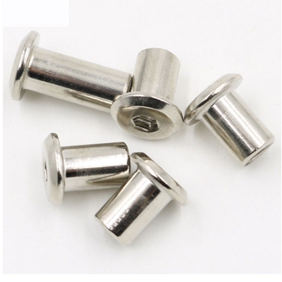 Πρότυπο ANSI/ASME M3 M4 M5 M6 M8 M10 M12 1/4 3/8 5/16 Χάλυβας άνθρακα επίπεδα στρογγυλά κεφάλια έξαψυχο καρφί για καρφί βαρέλι επίπλου