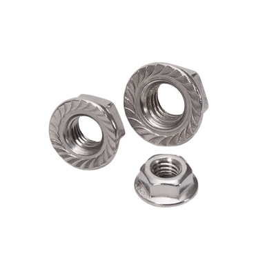 12 Point Flange Nut DIN6923 Ατσάλι από ανοξείδωτο χάλυβα Αυτοκλείδωμα με μαύρο οξείδιο και αυτοκρατορικό σύστημα μέτρησης ίντσας