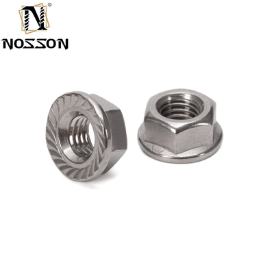 12 Point Flange Nut DIN6923 Ατσάλι από ανοξείδωτο χάλυβα Αυτοκλείδωμα με μαύρο οξείδιο και αυτοκρατορικό σύστημα μέτρησης ίντσας