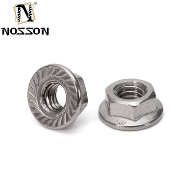 12 Point Flange Nut DIN6923 Ατσάλι από ανοξείδωτο χάλυβα Αυτοκλείδωμα με μαύρο οξείδιο και αυτοκρατορικό σύστημα μέτρησης ίντσας