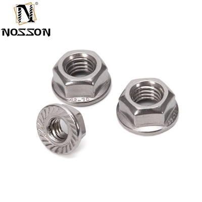 12 Point Flange Nut DIN6923 Ατσάλι από ανοξείδωτο χάλυβα Αυτοκλείδωμα με μαύρο οξείδιο και αυτοκρατορικό σύστημα μέτρησης ίντσας
