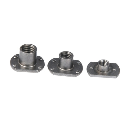 Υψηλής αντοχής χάλυβα άνθρακα T Weld Nut για M3 M4 M5 M6 M8 M10 M12 1/4 3/8 5/16 Σύνδεση στο αυτοκρατορικό σύστημα μέτρησης