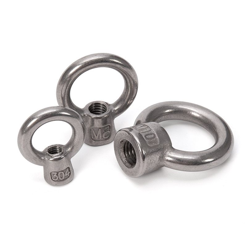 Ατσάλι από ανοξείδωτο χάλυβα 304/316 JIS 1169 Eye Nut A4-80 Passivation για την ανύψωση βαρέων φορτίων