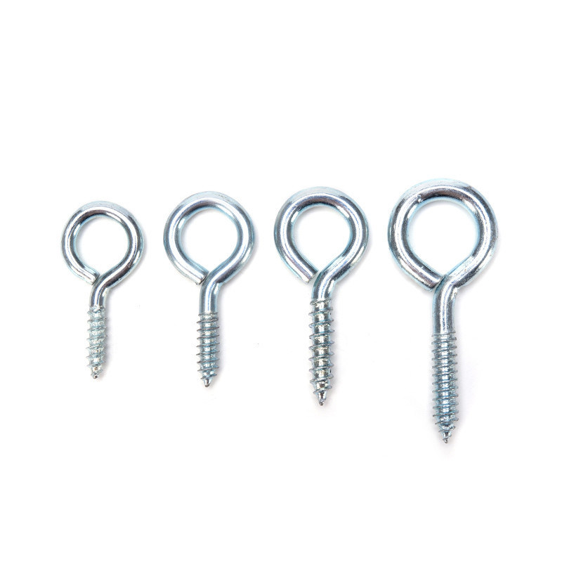 DIN Standard Stainless Steel Eye Bolt Αυτοκατευθυνόμενο κρεμαστό ανοιχτό μάτι Hook M2.5 C-type βίδα μπουλόνι INCH σύστημα μέτρησης