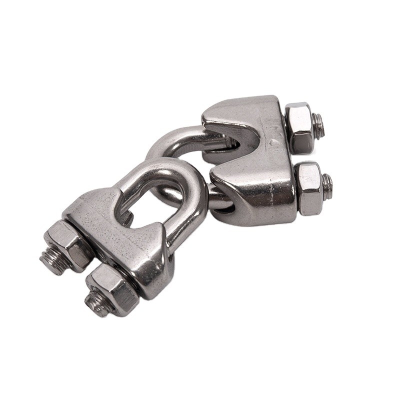 ΖΙΝΚΑΤΙΚΟ Τελειοποίηση 7,9 mm Χυτοχάλυβα U-Bolt Simplex Wire Rope Cable Clip για βιομηχανική και βιομηχανία τροφίμων και ποτών