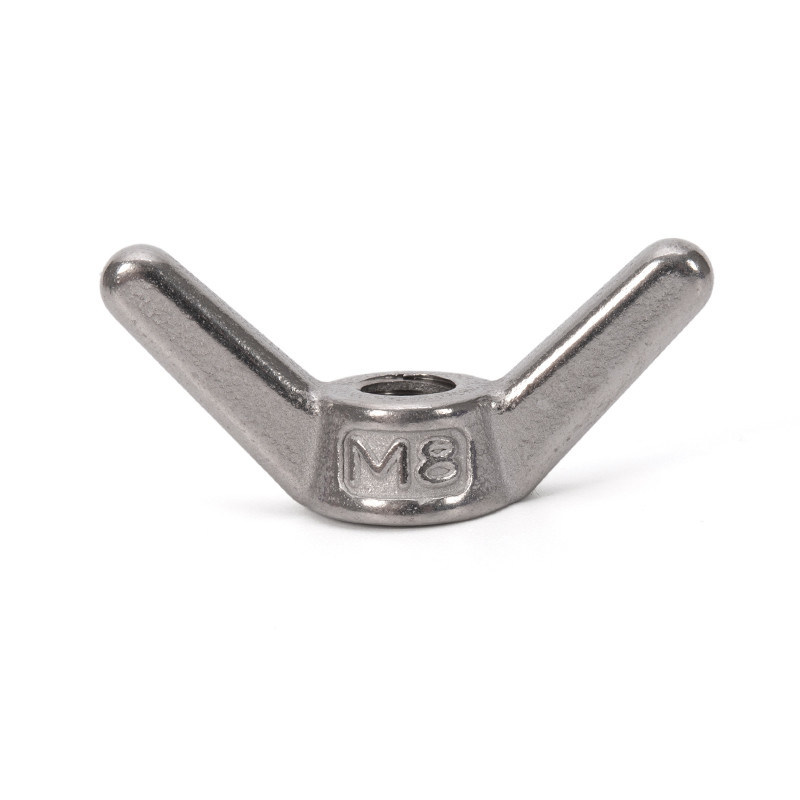 Αυτοκινητοβιομηχανία JIS Standard Stainless Steel 304 316 Wing Nut M4 M5 M6 M8 M10 Butterfly Nuts εντός των προδιαγραφών του χάλυβα άνθρακα